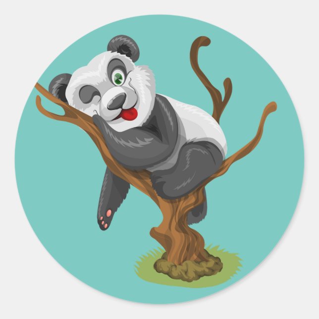 Sticker Rond Panda (Devant)