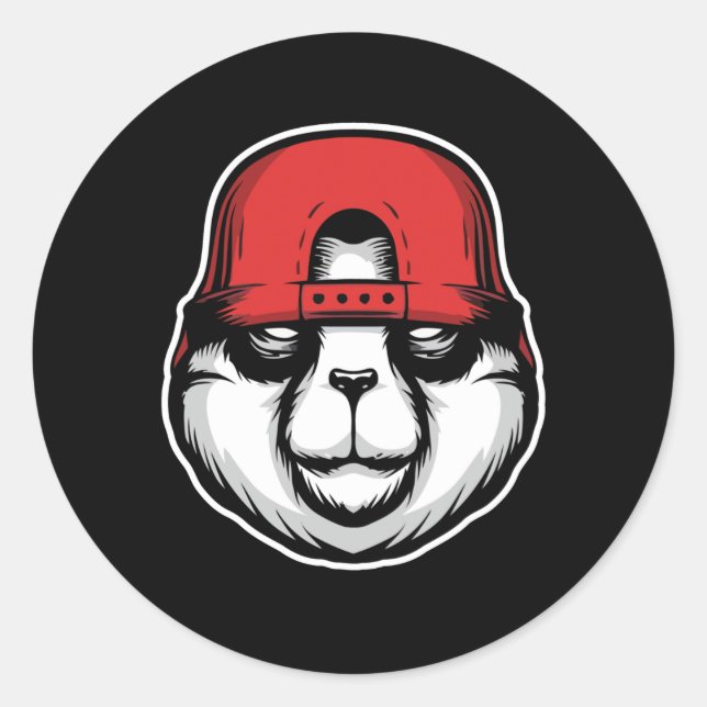 Sticker Rond Panda (Devant)