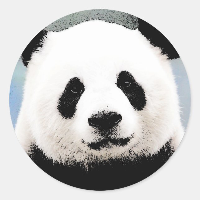 Sticker Rond Panda (Devant)