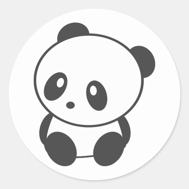 Sticker Rond Panda (Devant)