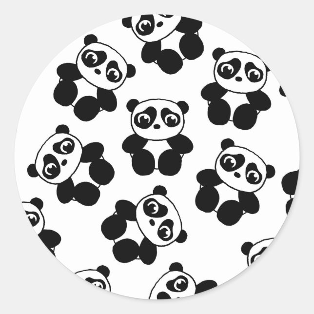Sticker Rond Panda (Devant)