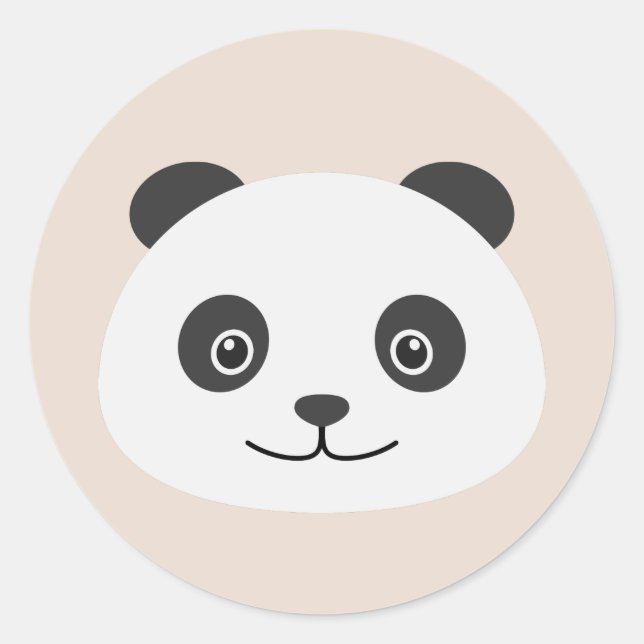 Sticker Rond Panda (Devant)
