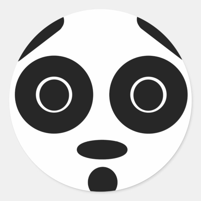Sticker Rond pandamonium (Devant)