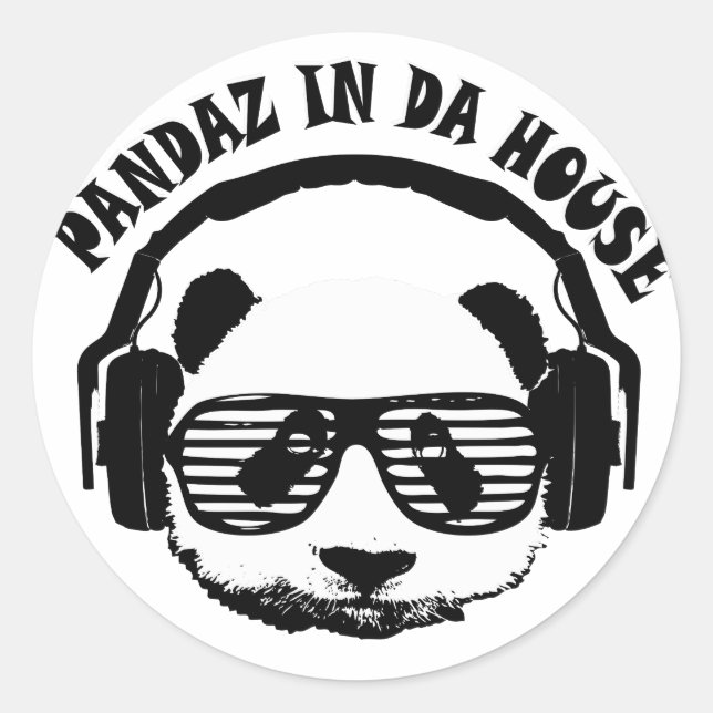 Sticker Rond Pandaz (Devant)