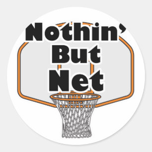 Sticker Rond panier de basketball rien que le filet