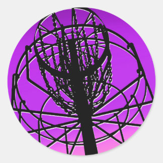 Sticker Rond panier de golf