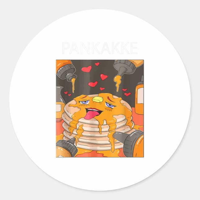Sticker Rond Pankakke Ecchi Etchi Hentai Lewd Great (Devant)