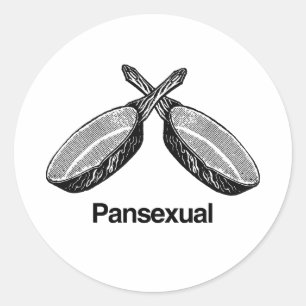 Sticker Rond Pansexuel