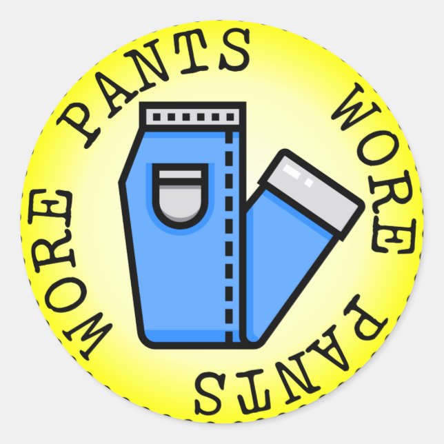 Sticker Rond Pantalon en métal (Adulte Mérite Badge) (Devant)