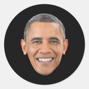 Sticker Rond Papa Barack Obama - Fantastique T-Shirt