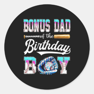 Sticker Rond Papa bonus du garçon qui fête son anniversaire Bas