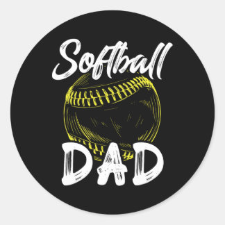 Sticker Rond Papa doux pour lui Hommes Famille Joueurs assortis