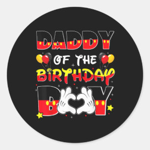 Sticker Rond Papa Et Maman Papa, Papa Du Jour D'Anniversaire Ga
