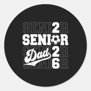 Sticker Rond Papa fier 2026 Diplômé de Terminale