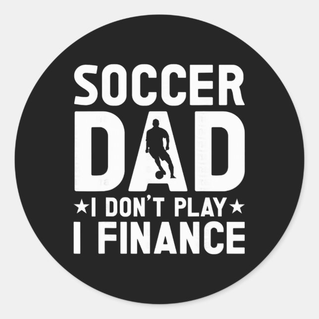 Sticker Rond Papa footballeur _3  (Devant)