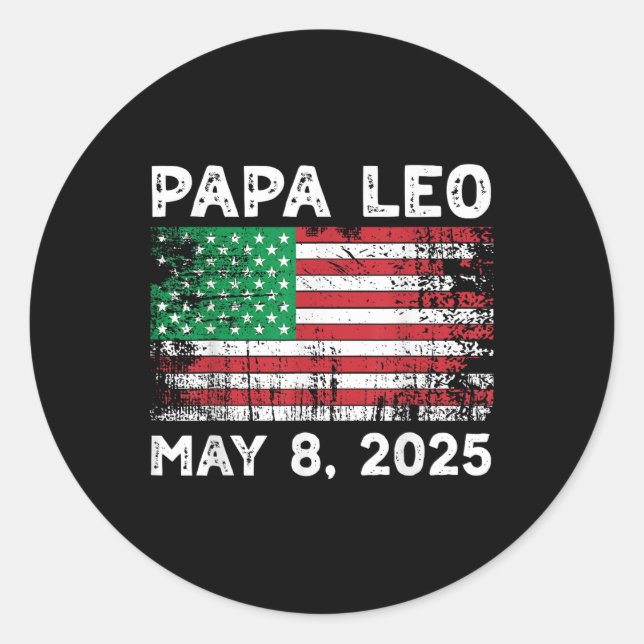 Sticker Rond Papa Leo (Devant)