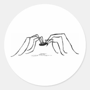 Sticker Rond Papa Long Jambes