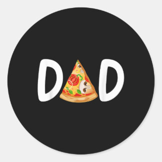 Sticker Rond Papa Pizza Anniversaire 1er Anniversaire Pizza Mat