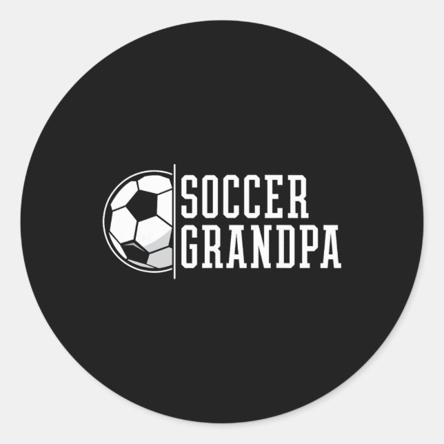 Sticker Rond Papi de foot  (Devant)