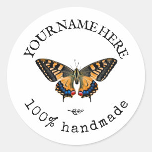 Sticker Rond Papier à puce circulaire personnalisé