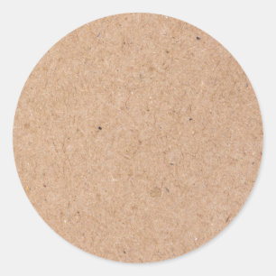 Sticker Rond Papier Kraft Créez Votre Propre Adresse De Retour 