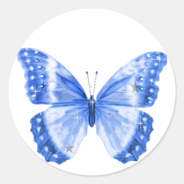 Sticker Rond papillon (Devant)