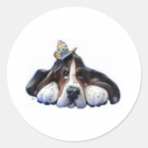 Sticker Rond papillon