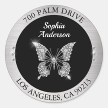 Papillon Diamant, Adresse de Retour DIY Métal Arge