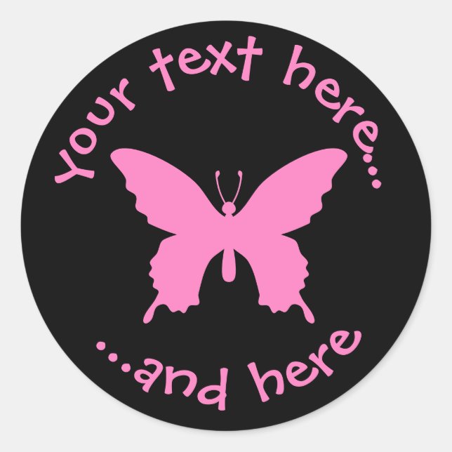 Sticker Rond Papillon Ulysse (Devant)