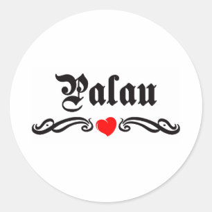 Sticker Rond Papouasie-Nouvelle-Guinée Tattoo