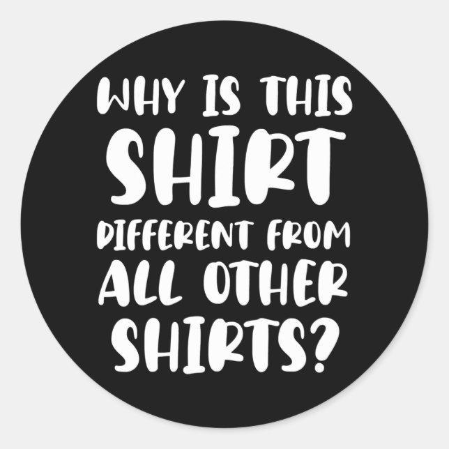 Sticker Rond Pâque drôle Ma Nishtana Seder Fêtes juives (Devant)