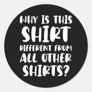 Sticker Rond Pâque drôle Ma Nishtana Seder Fêtes juives