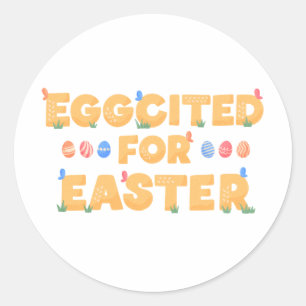 Sticker Rond Pâques