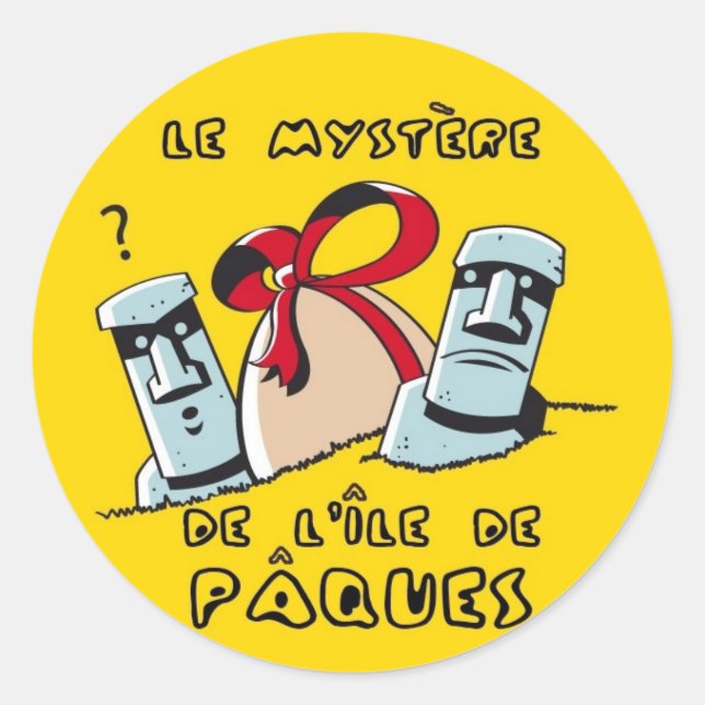 Sticker Rond paques (Devant)