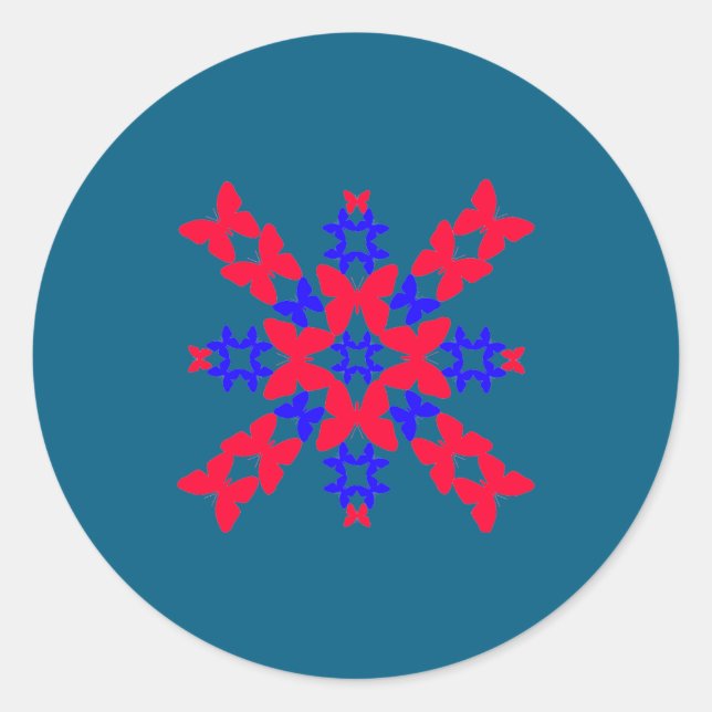 Sticker Rond Pâques hawaïen  (Devant)