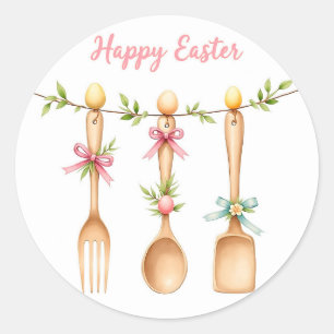 Sticker Rond "Pâques" - Symbole du renouveau et de la joie 🐣 �