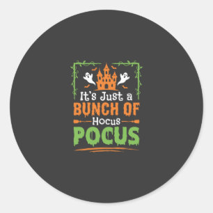 Sticker Rond Paquet de tours de magie Halloween