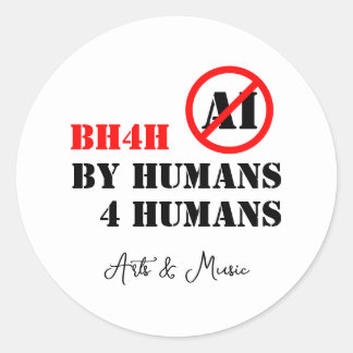 Sticker Rond Par Humans 4 Humans / Arts & Musique (BH4H)