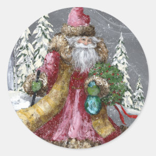 STICKER ROND PAR LA NEIGE