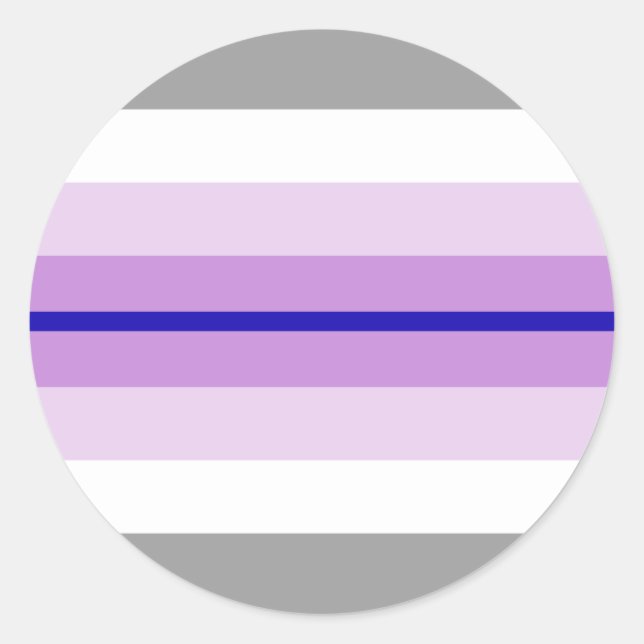 Sticker Rond Paraboy pride Flag (Devant)