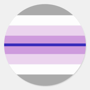 Sticker Rond Paraboy pride Flag