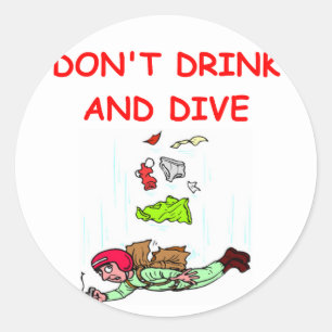 Sticker Rond parachute