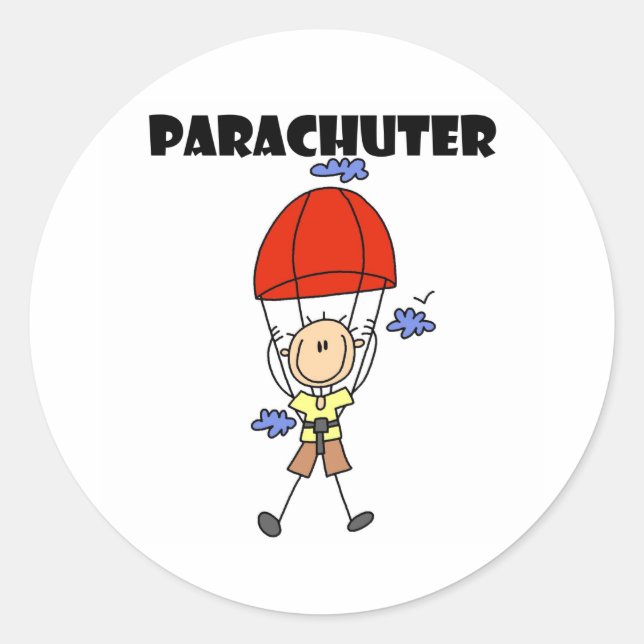 Sticker Rond Parachuter (Devant)