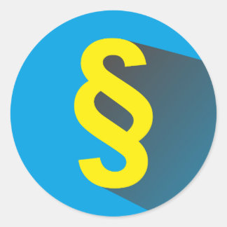 Sticker Rond Paragraphe