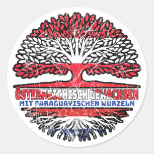 Sticker Rond Paraguay Österreichisch Österreich