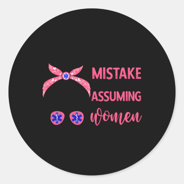 Sticker Rond Paramedic (Devant)