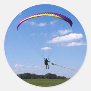 Sticker Rond Parapentiste