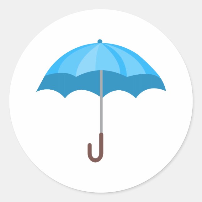 Sticker Rond Parapluie (Devant)