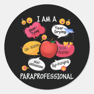 Sticker Rond Paraprofessionnel - Para Squad Parapr