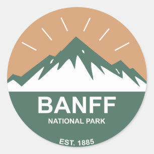 Sticker Rond Parc national de Banff